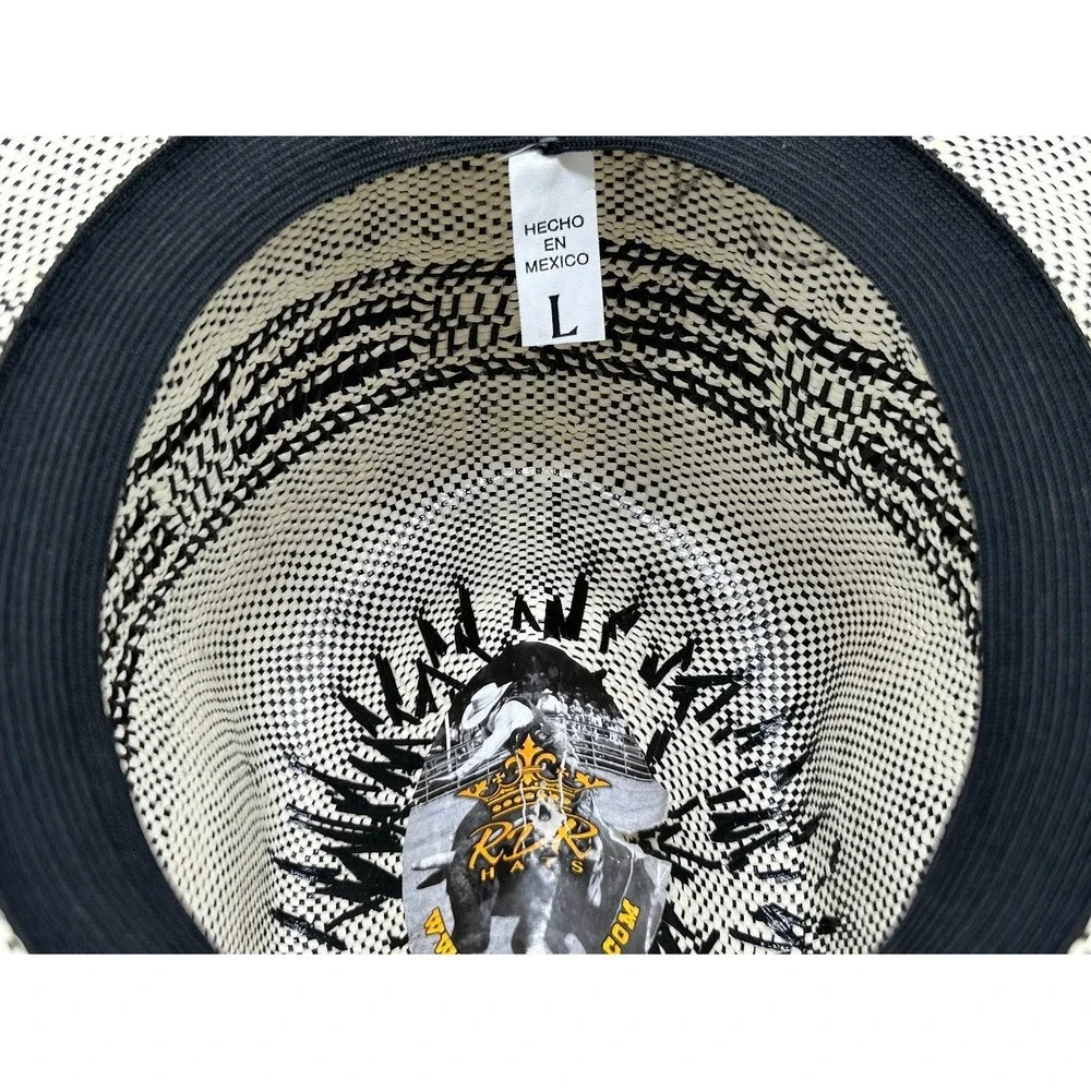 RDR‎ Hats Kids Straw Cowboy Hat with Peacock Feather Accent Western